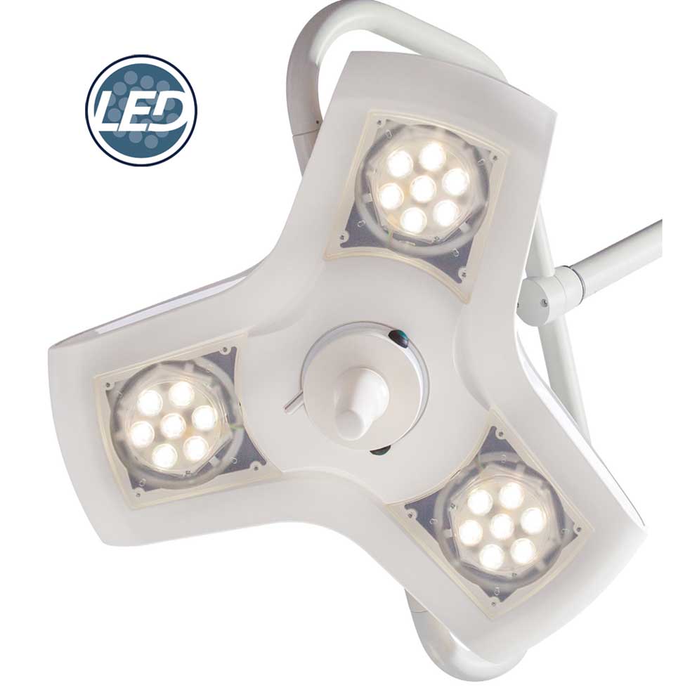 Light Ceiling Light AIM® HI LED Single Ceiling LED 100 White by Burton Medical Products, Inc.  ID ALED100SC